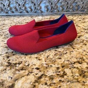 Rothy's Red Loafers Size 6.5 EUC
